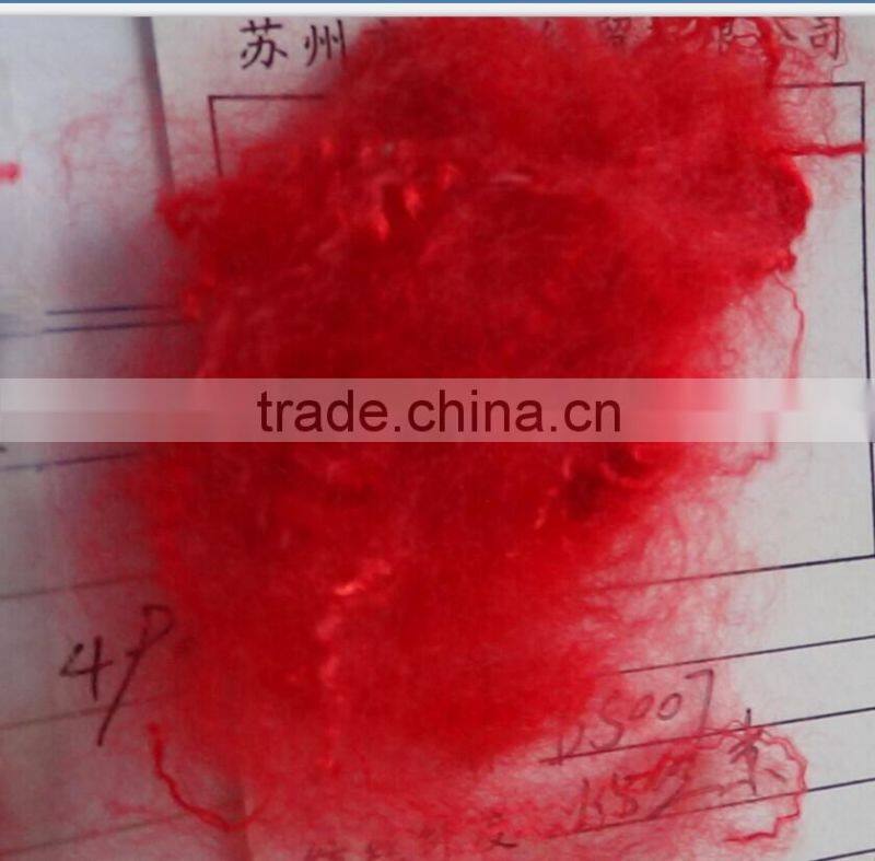Polyester fiber10D*64MM Azo freePolyester fiber Manufacturers selling carpet material