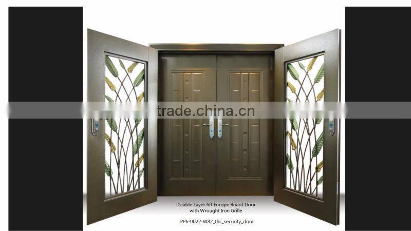 PP60022W82 3D DESIGN SECURITY DOOR MADE FROM MALAYSIA