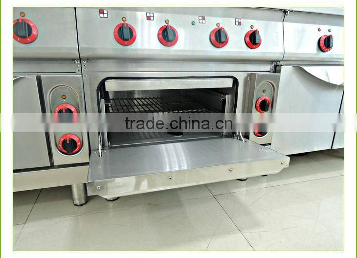 Four Star Restaurant Electric Cooking Stove with Oven 380V