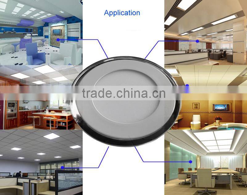 New Design Multicolor LED Panel Lamp Aluminum CE RoHS Best Selling 6W 9W 12W 18W 20W