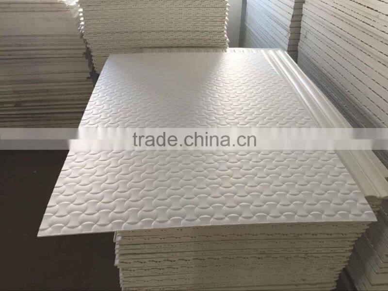 4x8 size waterproof PVC embossed foam board for Decoration embossed board