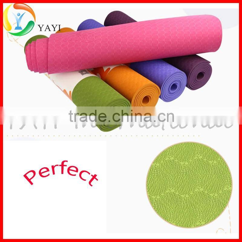 High Density Gym Fitness Training Durable Exercise TPE Yoga Mat