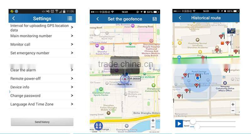 kids mobile phone gps tracker watch