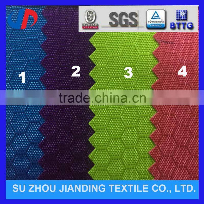 Professional Cheap Polyester Honeycomb Rib-stop Oxford Fabric For Backpack/Outdoor Bags
