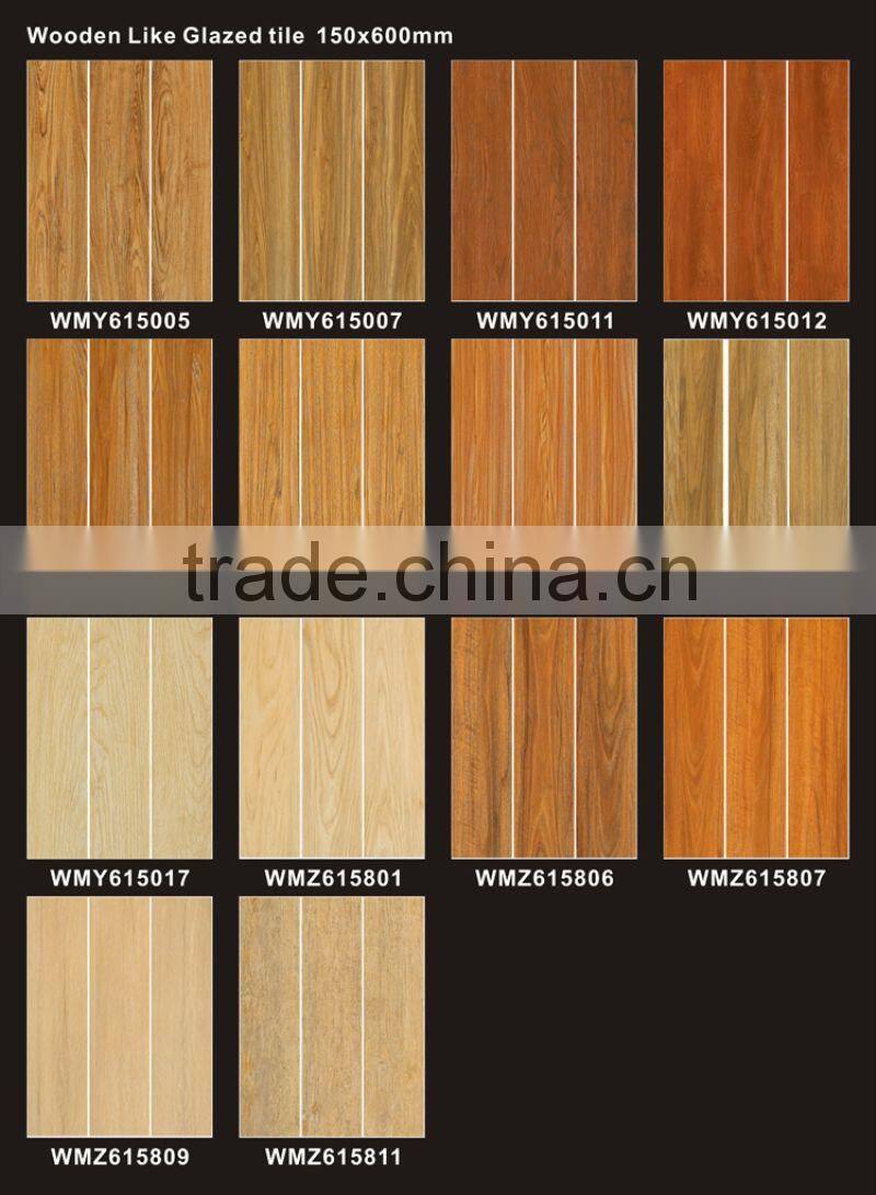 Interior project Wood like Tiles