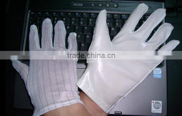 Double Sides ESD Antistatic Gloves 98% active polyester and 2% active carbon fiber