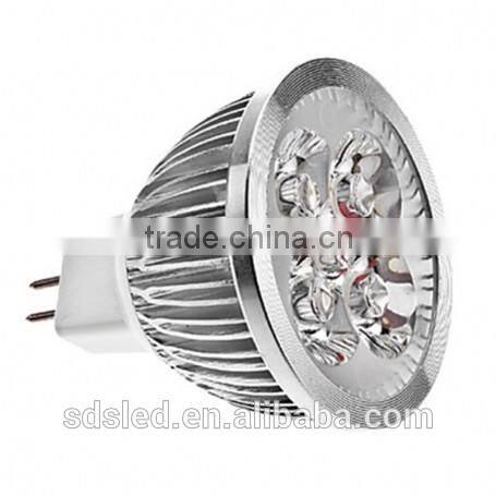 LED spotlight LED Spot Light MR16 4W Warm White high power spotlight DC12V
