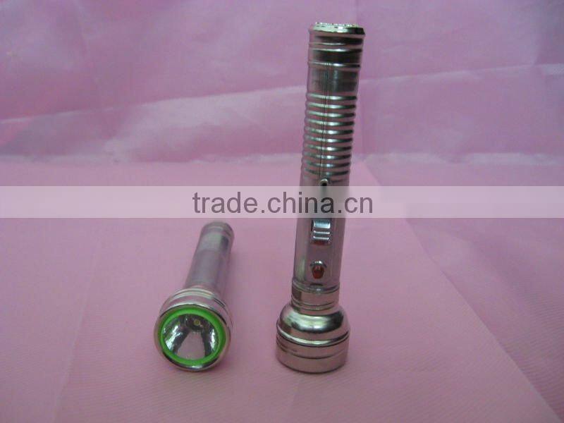 battery metal led mini torch
