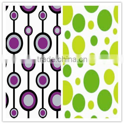 hot selling polyester mini matt circle printed fabric for table cloth