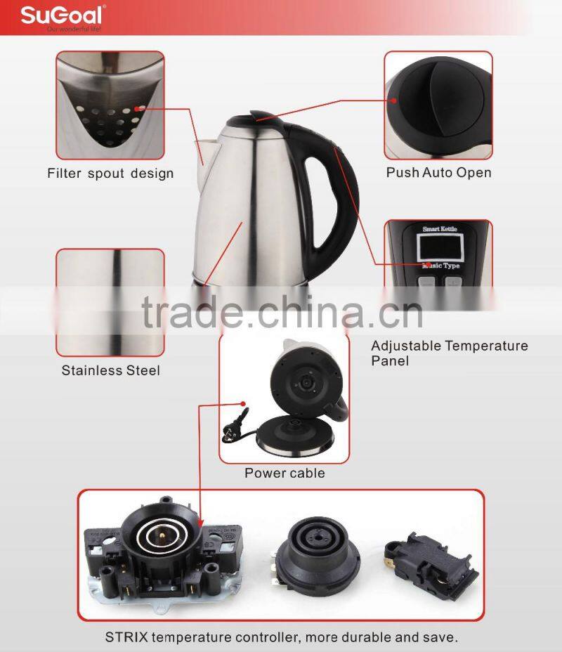 2016 high quality small kitchen appliance electrical boiler