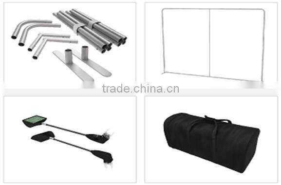 10ft Custom slatwall display tension exhibition trade show displays