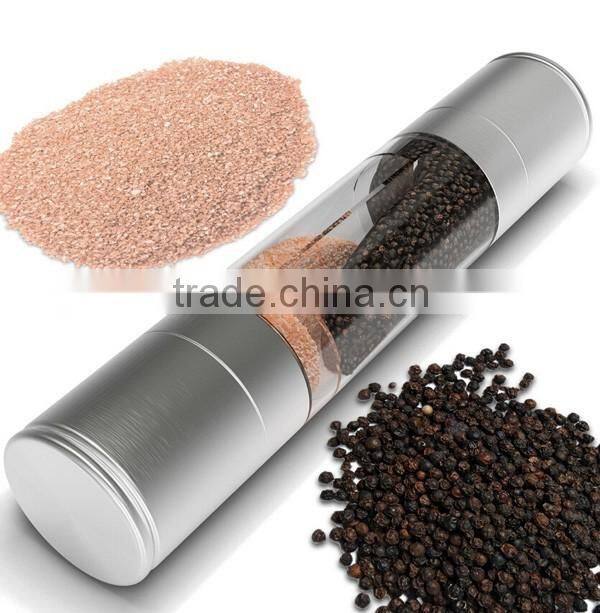 Mills FDA Metal salt and pepper grinder 2 in 1 small