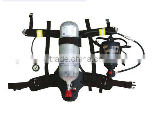 Positive pressure air breathing apparatus with carbon fiber cylinder