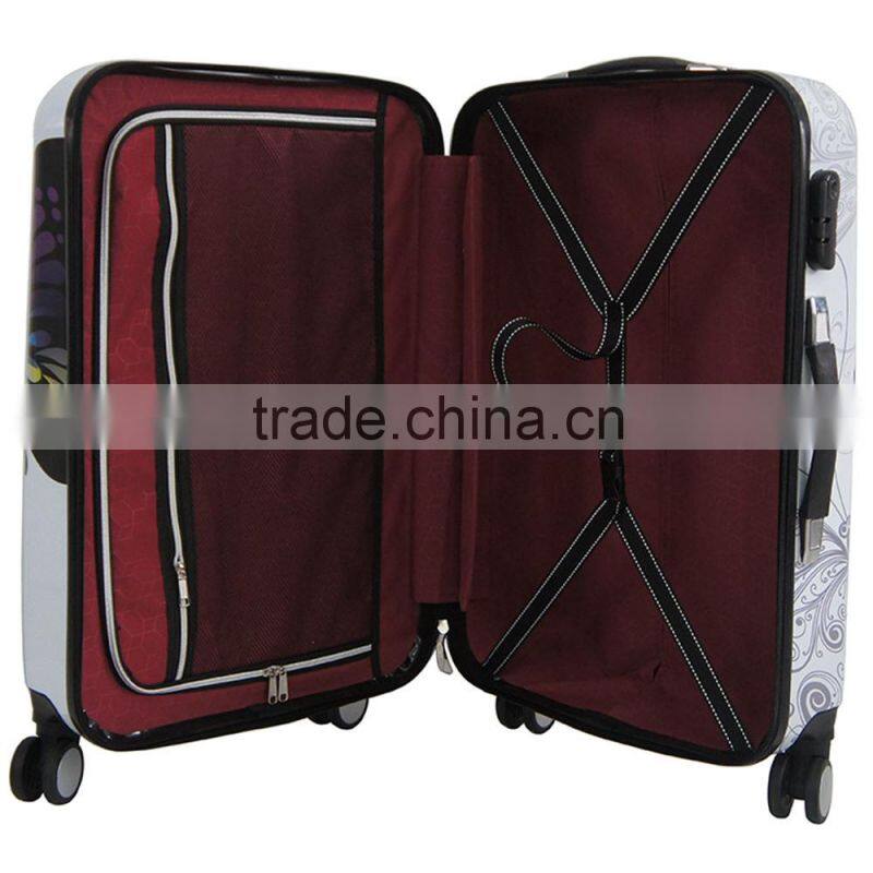 World Top 500 ODM Factory Sale abs pc Trolley Case Spinner Travel Luggage Bags