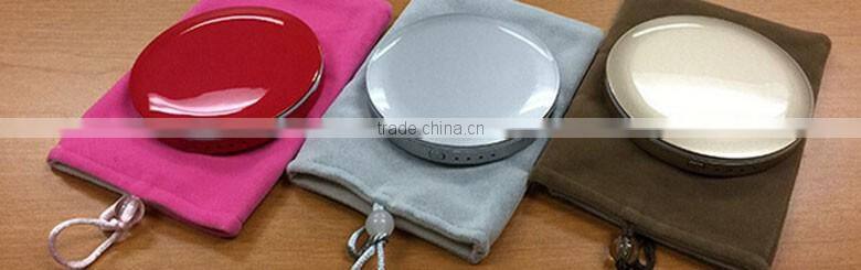 Hot sales fashion gift rohs power bank mirror 2600mah
