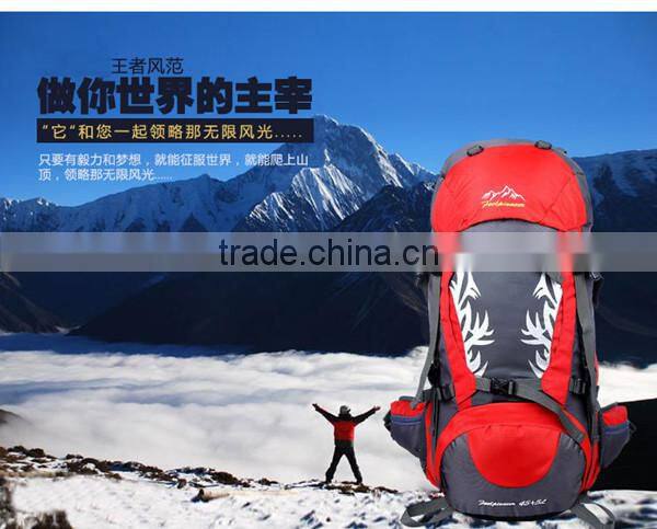 Custom outdoor sprots hiking waterproof backpack