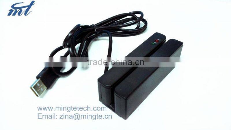 Manual Bi - Directional Swipe Magnetic Card Readers (Mini MSR) MT750U-06 for PC, tablet