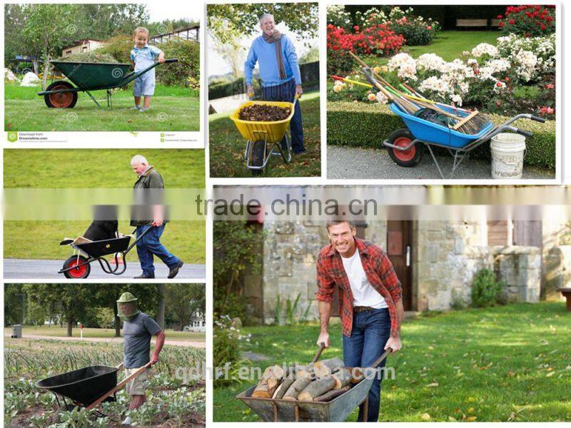 High quality Wheelbarrow WB5009 with single solid Wheel and galvanized tray