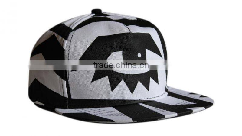vivid fully printed big eye for wholesale custom made snapback hats