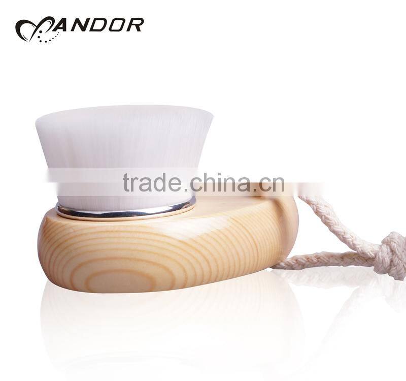 KR popular best soft bristle comma wood face brushes