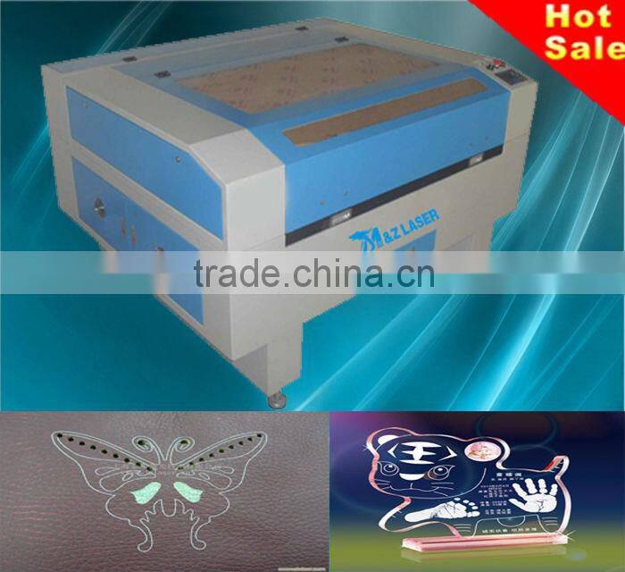 New equipment Low price Laser engraving cutting machine for leather label jeans advertising gift packaging