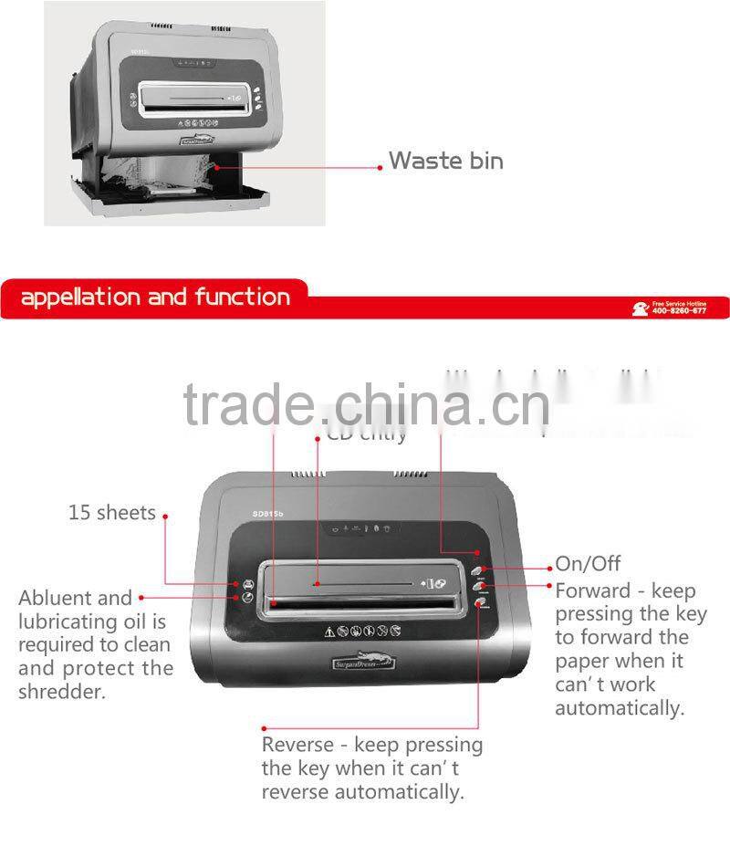 The general office picture shredder of the HOPU