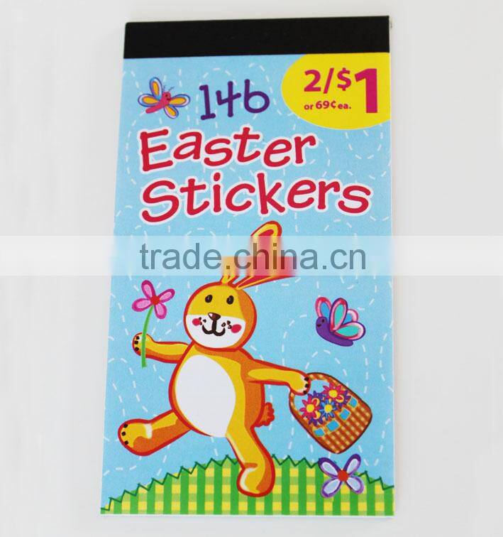 Interesting customized shape Eco-friendly Non-toxic paper double stickers