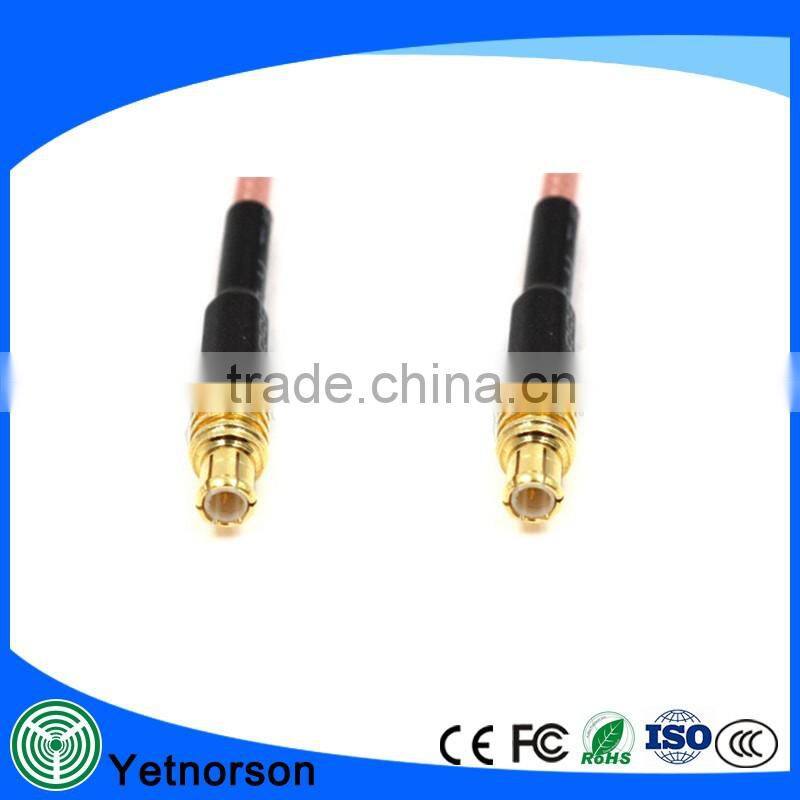 RF Cable with straight SMA male to MCX right angle male and RG179 cable