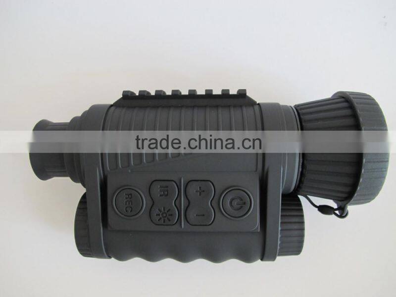 720P Infrared Night Vision IR Monocular Telescope 6X50 Zoom Record DVR