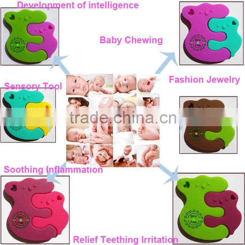 Food Grade Silicone Chew Toy Silicone Teething Toy and Silicone Baby Teether