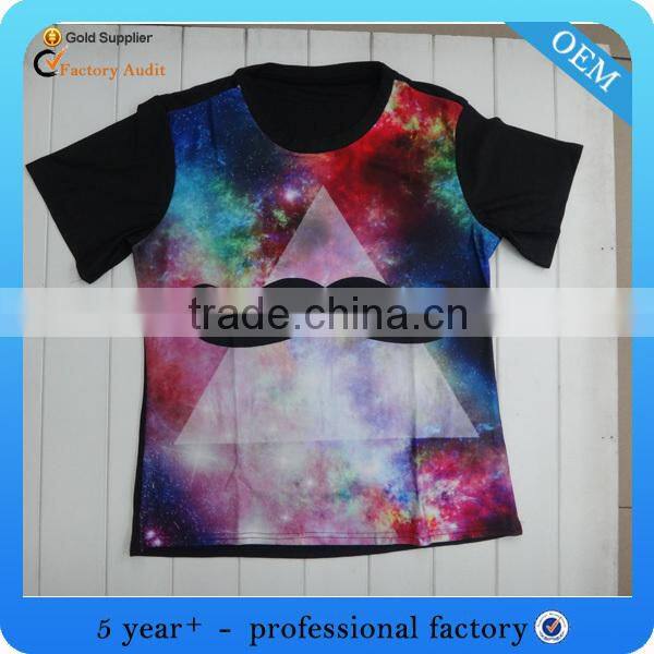 2015 new fashion 100% microfiber polyester shirts