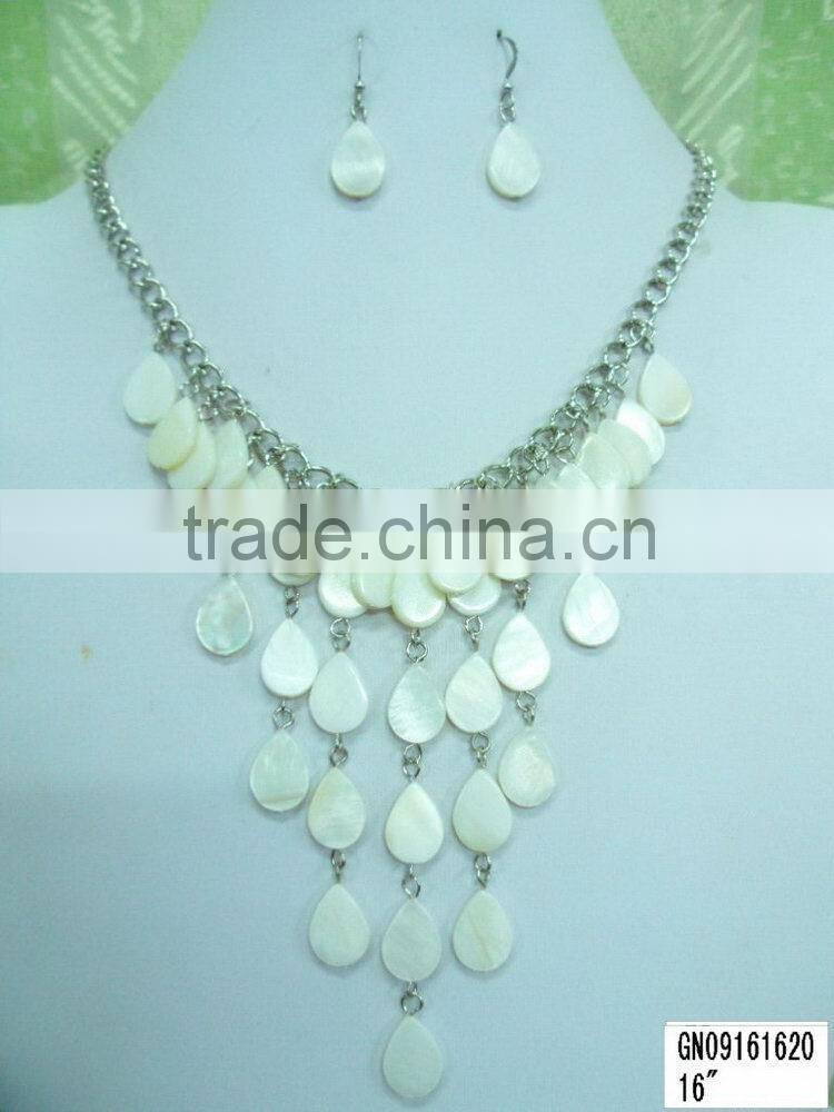 Handmade gemstone beads beaded necklaces Best quality hot selling handmade designer statement necklace