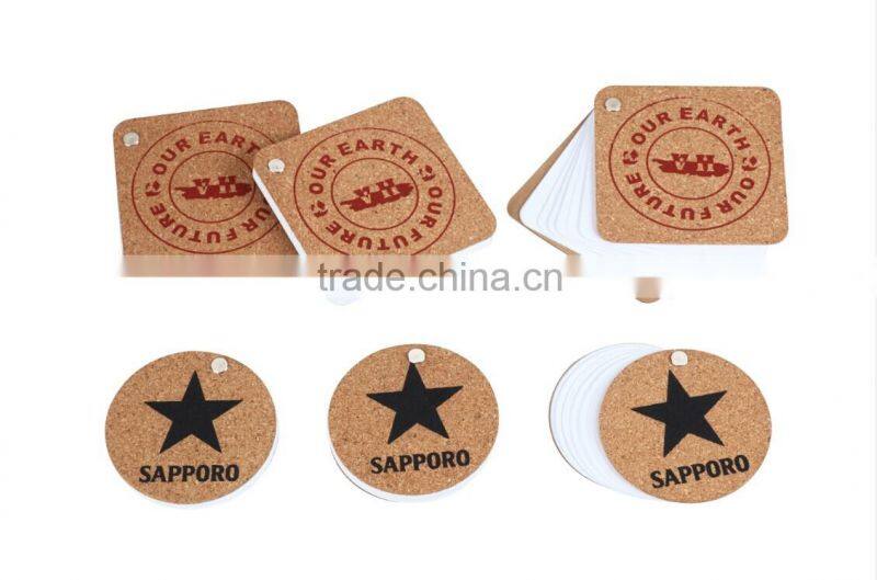 2014 Hot sale wood cover notepad cup mat