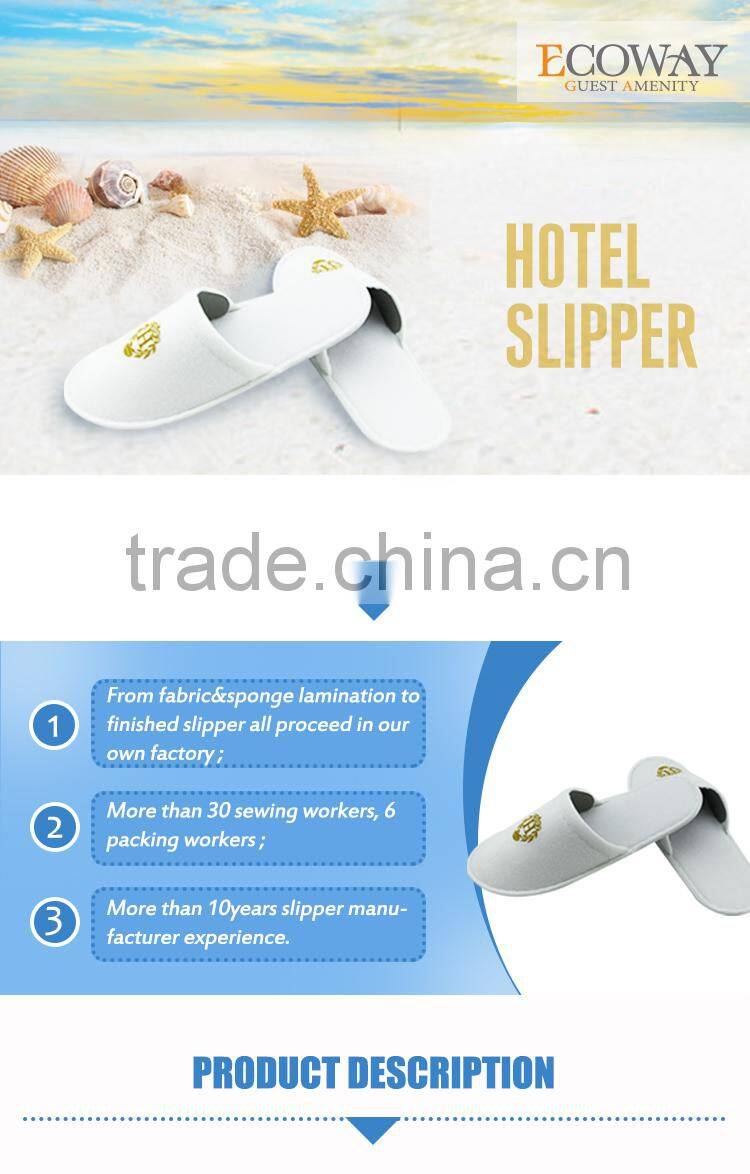Disposable White Travel Slippers cheap personalized slipper mens travel slippers
