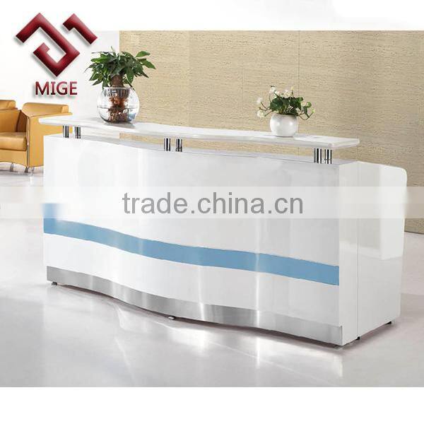 Guangzhou High Quality Modern Office Front Counter Reception Desk Furniture