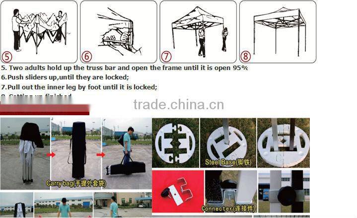 2015 strong model and promotional price outdoor canvas gazebo