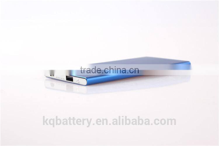 power bank charger with charging cable 9000mah ultra thin li polymer