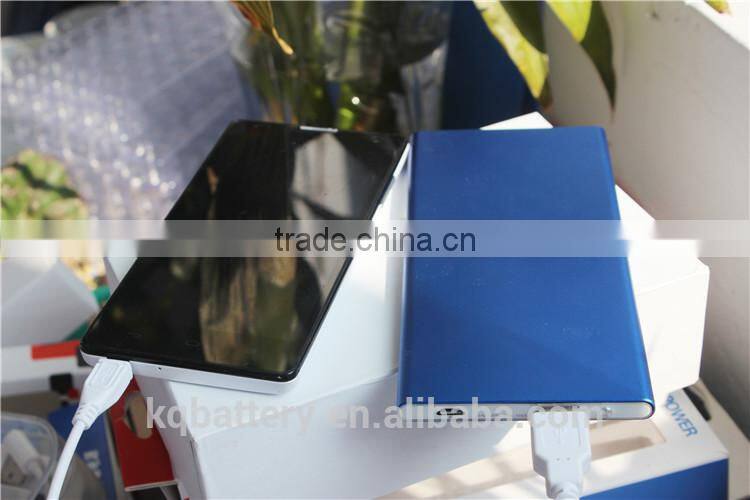 power bank charger with charging cable 9000mah ultra thin li polymer