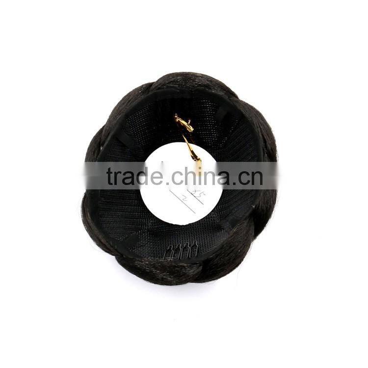 Most Fashion Snap Hair Bun , Synthetic Hair Bun Fake