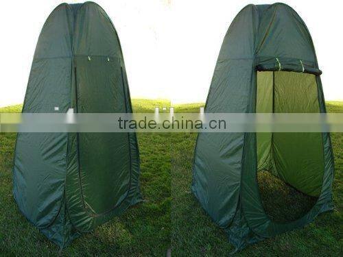 Green privacy shelter pop up change room dressing shower tent with bag