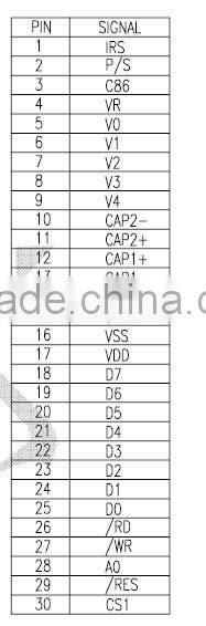 3.3V graphic type cog lcd display 128x64