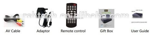 1080p Full-HD Portable Multi Media Player For USB Drives and SD/SDHC Card HDMI Media Player VGA Output