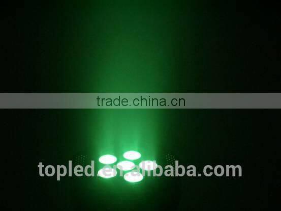 IR remote optional dmx led par 30W wireless par can 6*Tri-3W RGB led battery operated par light