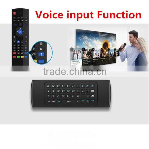 electronics products air fly mouse for lg smart tv 3D wireless dual side voice control air keyboard