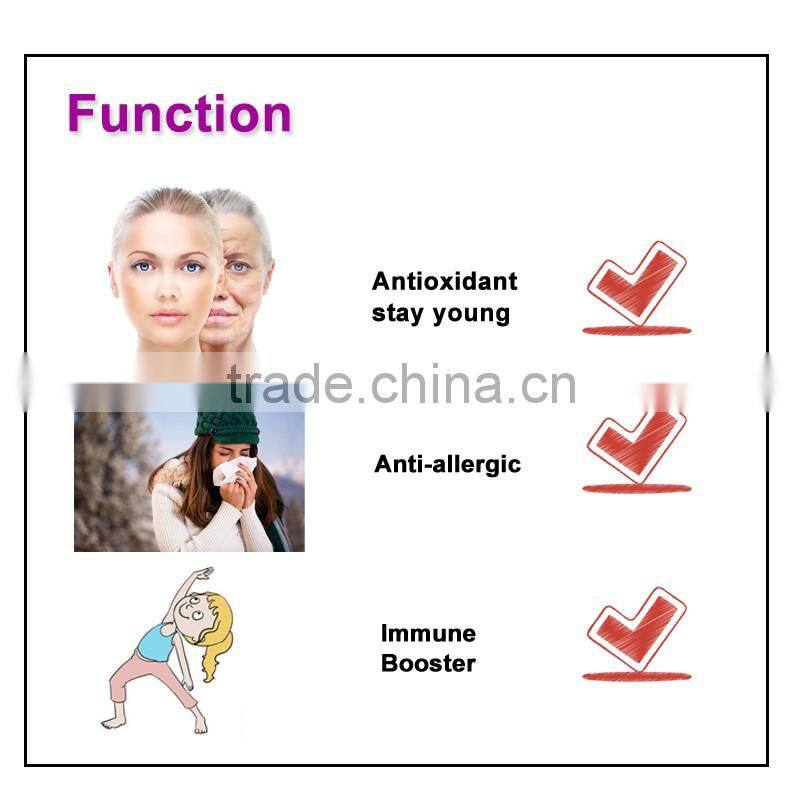 Grape Seed & Ganoderma Lucidum/Reishi/Lingzhi Extract Antioxidant and Anti-allergic Stay young Capsule