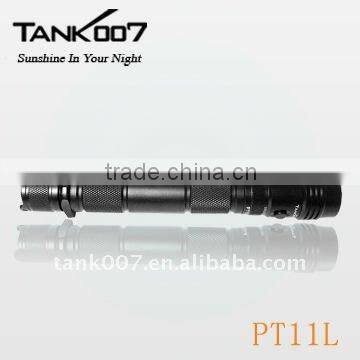 TANK007 PT11L 350lumens Led police flashlight performed with rechargeable battery