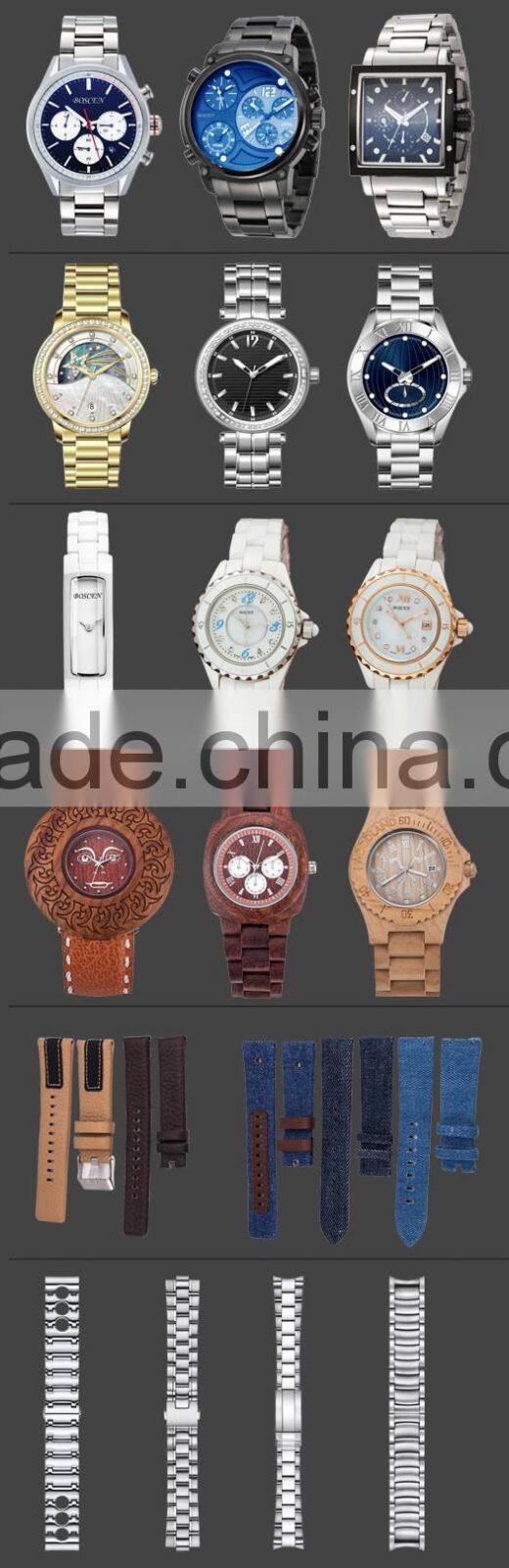 Custom Logo Factory Price Pantone Color Leather Cuff Watch Band For Watch