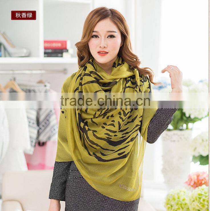 2016 Women Lady Fashion Chiffon Shawl Wraps Scarf Scarves