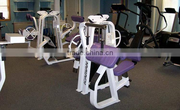 High density crossfit gym rubber tiles of rubber material with EPDM