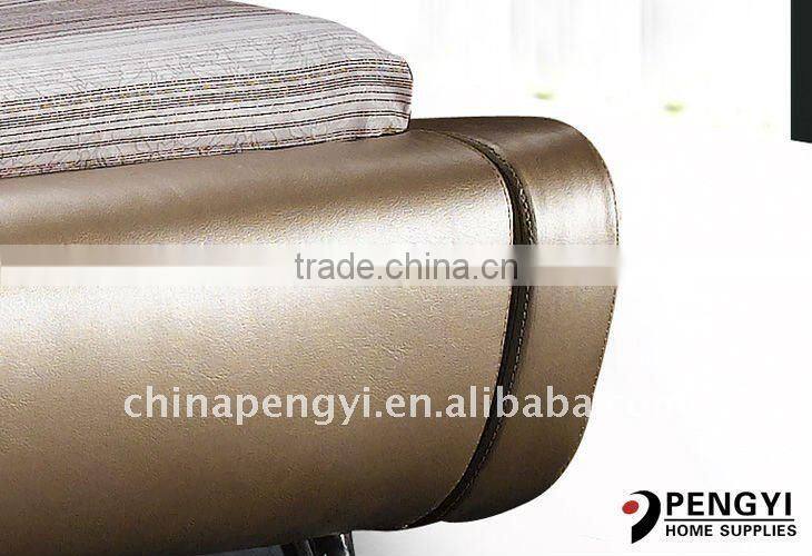 High leather bed with crystals PY-868 I